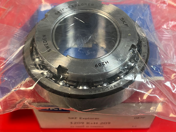 Подшипник 1209K+H209 SKF аналог 11208 размеры 40/85/19/33