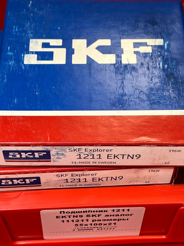 Подшипник 1211 EKTN9 SKF аналог 111211 размеры 55/100/21