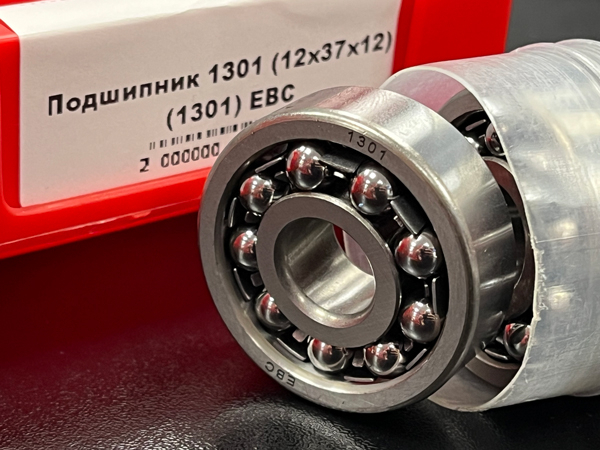 Подшипник 1301 (12х37х12) (1301) EBC