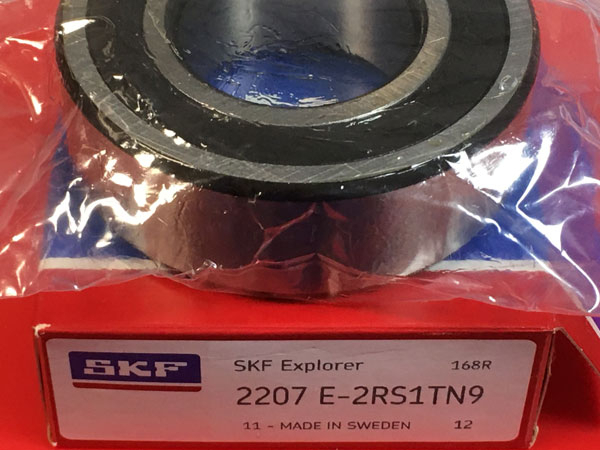 Подшипник 2207 E-2RS1TN9 SKF размеры 35x72x23