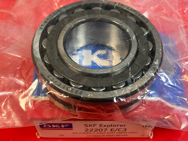 Подшипник 22207 E/C3 SKF аналог 53507Н размеры 35*72*23