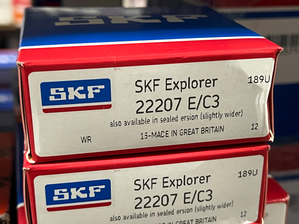 Подшипник 22207 E/C3 SKF аналог 53507Н размеры 35x72x23