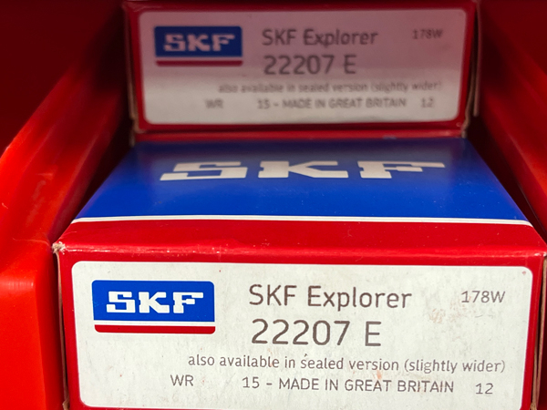 Подшипник 22207 E SKF аналог 53507Н размеры 35*72*23