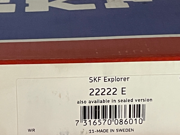 Подшипник 22222 E SKF аналог 53522Н размеры 110x200x53