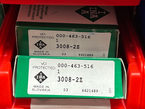 Подшипник 3008-2Z INA размеры 40x68x21