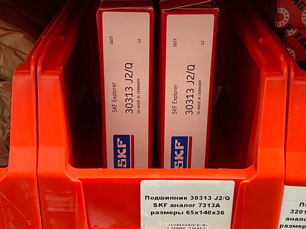 Подшипник 30313 J2/Q SKF аналог 7313А размеры 65*140*36