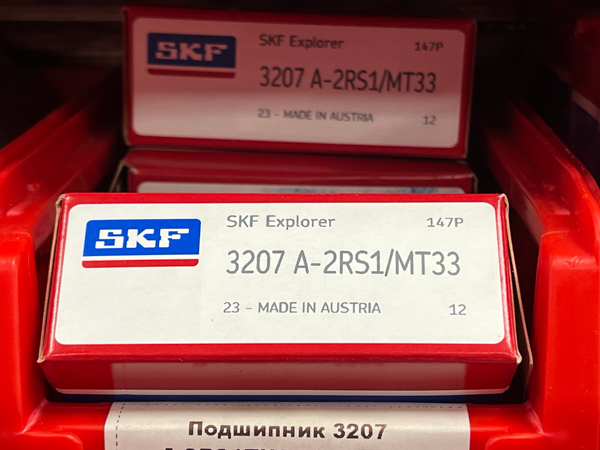 Подшипник 3207 A-2RS1/MT33 SKF аналог 3056207-2RS размеры 35*72*27