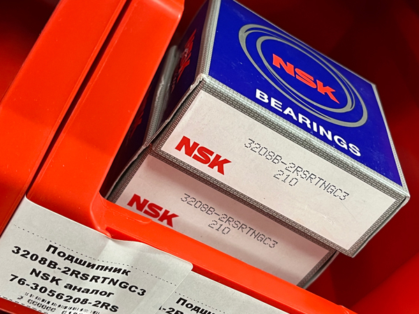 Подшипник 3208B-2RSRTNGC3 NSK аналог 3056208-2RS размеры 40*80*30,2
