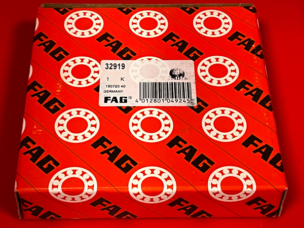 Подшипник 32919 FAG аналог 2007919 размеры 95*130*23