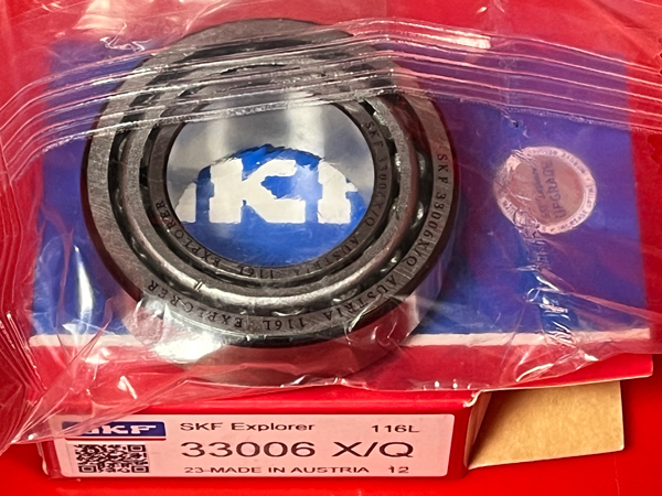 Подшипник 33006 X/Q SKF аналог 3007106А размеры 30x55x20
