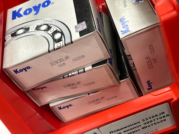 Подшипник 33108JR Koyo аналог 3007708А размеры 40*75*26