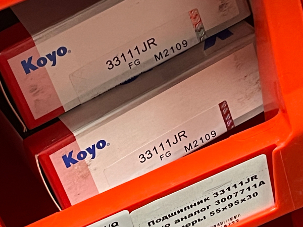 Подшипник 33111JR Koyo аналог 3007711А размеры 55*95*30