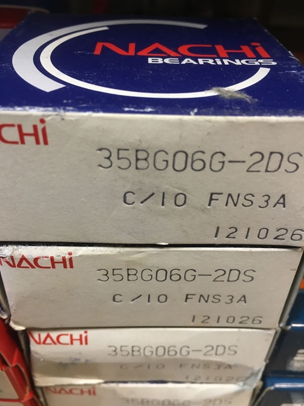 Подшипник 35BG06G-2DS NACHi компрессора кондиционера размеры 35х62х21