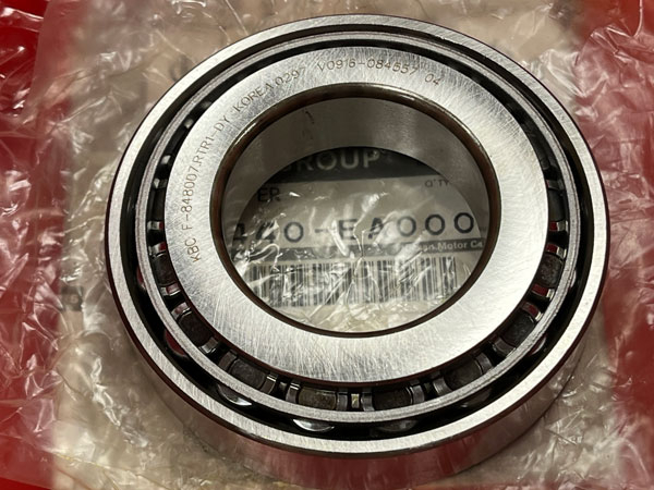 Подшипник 38440-EA000 Nissan KBC F-848007.RTR1-DY размеры 42*80*22,5