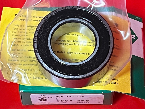 Подшипник 3904-2RS INA размеры 20x37x13