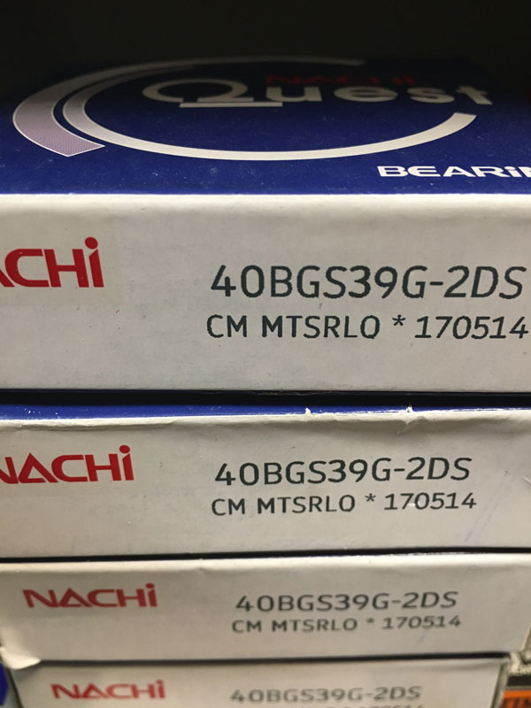 Подшипник 40BGS39G-2DS NACHi размеры 40х66х24