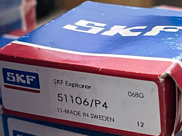 Подшипник 51106/P4 SKF аналог 8106 размеры 30x47x11