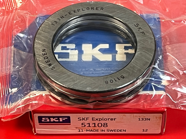 Подшипник 51108 SKF аналог 8108 размеры 40/60/13