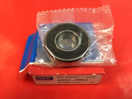 Подшипник 6001-2RS 1 SKF аналог 180101 размеры 12х28х8