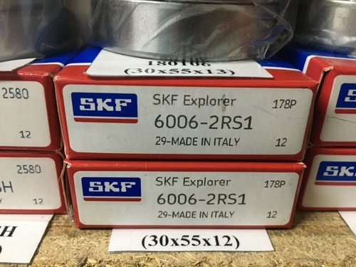 Подшипник 6006-2RS1 (30х55х13) SKF Березники