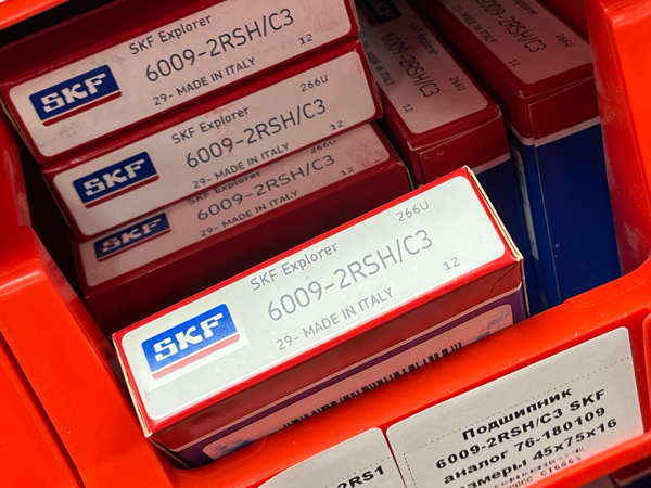 Подшипник 6009-2RSH/С3 SKF аналог 70-180109 размеры 45*75*16