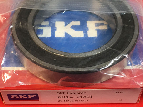 Подшипник 6014-2RS 1 SKF аналог 180114 размеры 70*110*20