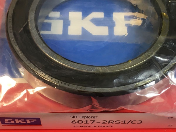 Подшипник 6017-2RS 1 C3 SKF аналог 180117 размеры 85x130x22