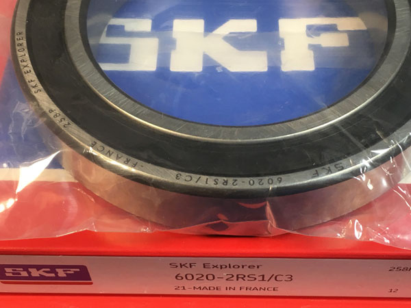 Подшипник 6020-2RS 1 C3 SKF аналог 180120 размеры 100x150x24