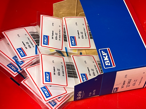 Подшипник 604-2Z SKF аналог 80014 размеры 4*12*4