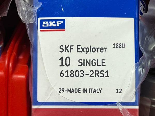 Подшипник 61803-2RS1 SKF аналоги 1180803, 1000803-2RS, 6803-2RS размеры 17/26/5