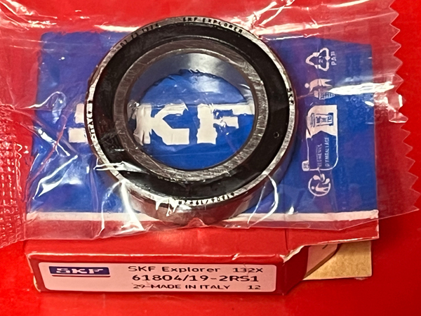 Подшипник 61804/19-2RS1 SKF размеры 19x32x7