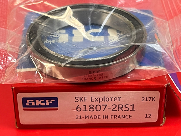 Подшипник 61807-2RS1 SKF аналоги 1180807, 1000807-2RS, 6807-2RS размеры 35/47/7