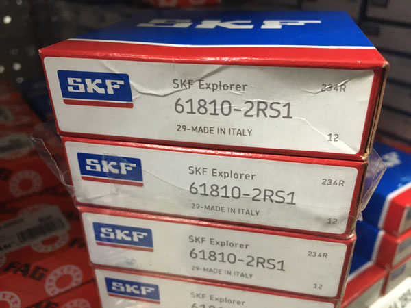 Подшипник 61810-2RS 1 SKF аналоги 1180810 (1000810-2RS, 6810-2RS) размеры 50*65*7