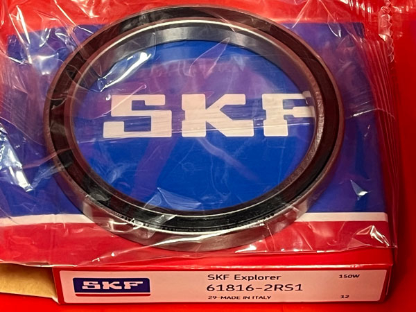 Подшипник 61816-2RS1 SKF аналоги 1180816, 1000816-2RS, 6816-2RS размеры 80*100*10