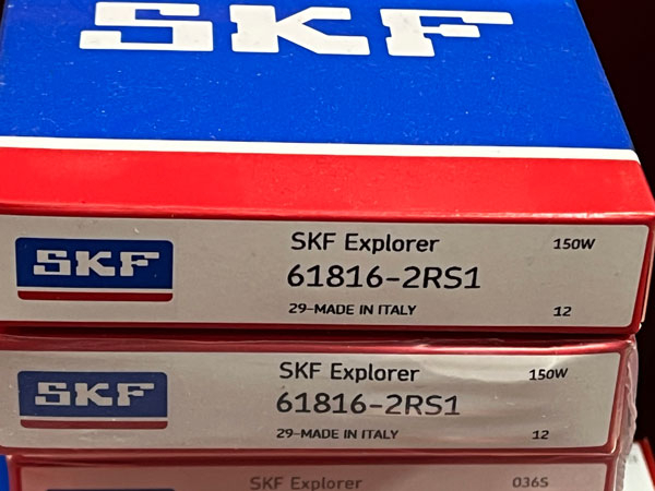 Подшипник 61816-2RS1 SKF аналоги 1180816, 1000816-2RS, 6816-2RS размеры 80/100/10