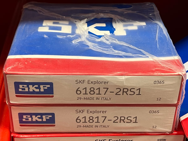 Подшипник 61817-2RS1 SKF аналоги 1180817, 1000817-2RS, 6817-2RS размеры 85/110/13