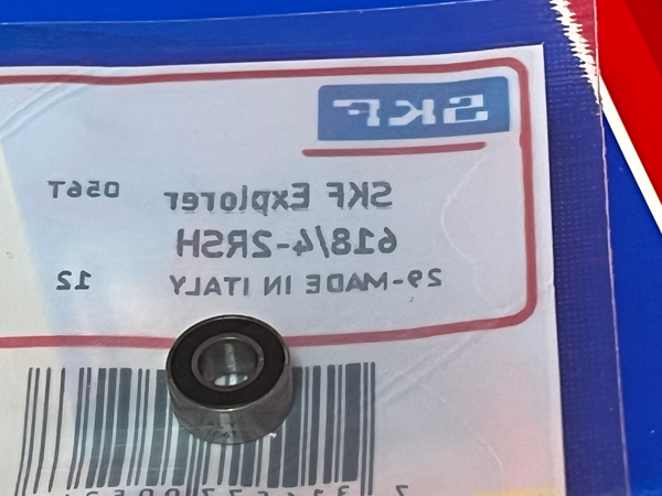 Подшипник 618/4-2RSH SKF аналог 684-2RS, 1180084, 1000084-2RS размеры 4x9x4