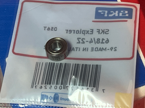 Подшипник 618/4-2Z SKF аналог 684-2Z, 1080084, 1000084-2Z размеры 4x9x4