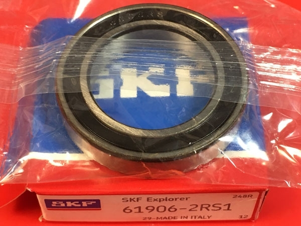 Подшипник 61906-2RS 1 SKF аналог 1180906 (1000906-2RS, 6906-2RS) размеры 30*47*9