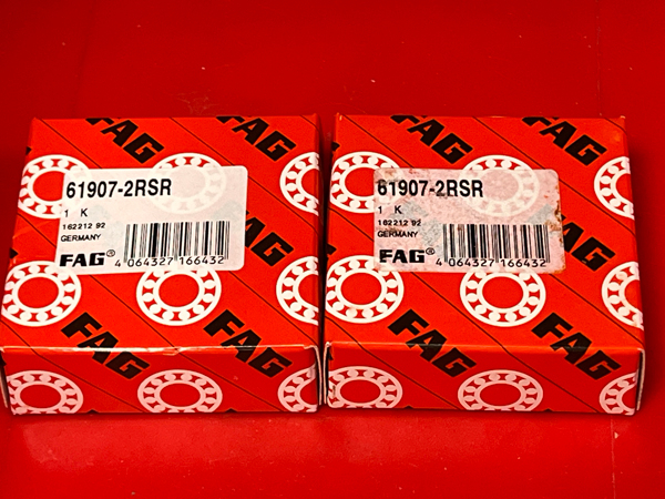 Подшипник 61907-2RSR FAG аналоги 1180907, 1000907-2RS, 6907-2RS размеры 35*55*10