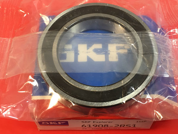 Подшипник 61908-2RS 1 SKF аналоги 1180908, 1000908-2RS, 6908-2RS размеры 40*62*12