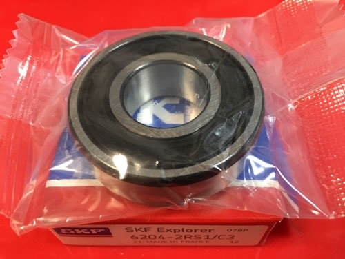 Подшипник 6204-2RS 1 C3 SKF аналог 180204 размеры 20*47*14