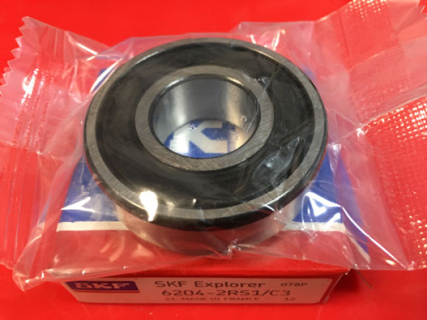 Подшипник 6204-2RS 1 C3 SKF аналог 180204 размеры 20x47x14