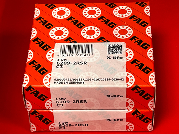 Подшипник 6209-2RSR-C3 FAG аналог 70-180209 размеры 45*85*19