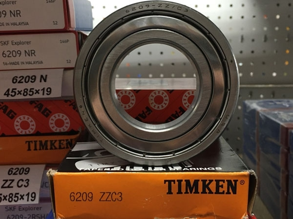 Подшипник 6209-ZZ C3 TIMKEN аналог 80209 размеры 45*85*19