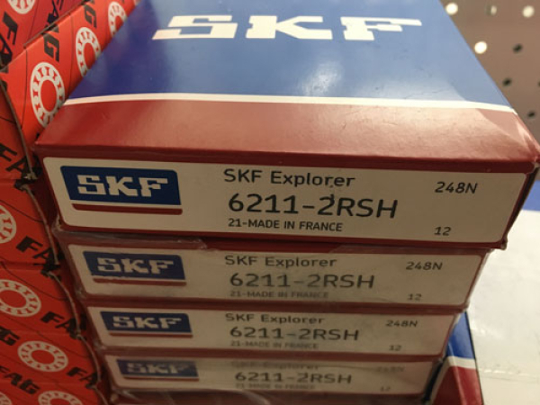 Подшипник 6211-2RSH SKF аналог 180211 размеры 55*100*21
