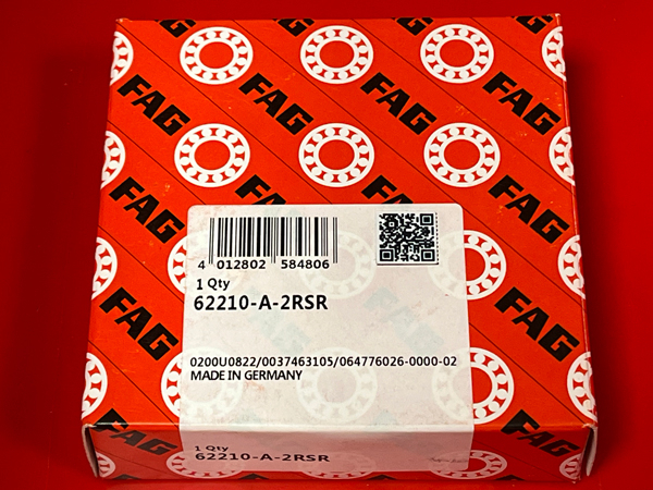 Подшипник 62210-A-2RSR FAG аналог 180510 размеры 50*90*23