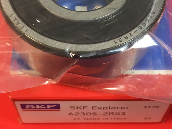 Подшипник 62305-2RS 1 SKF аналог 180605 размеры 25x62x17