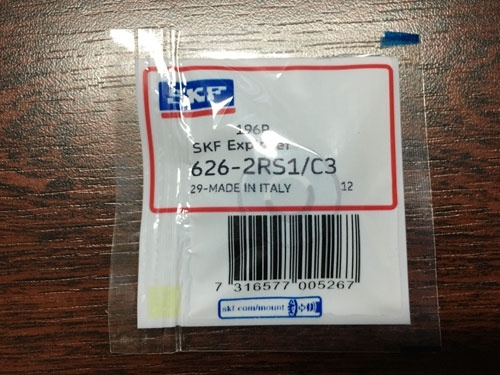 Подшипник 626-2RS 1/С3 SKF аналог 180026 размеры 6х19х6