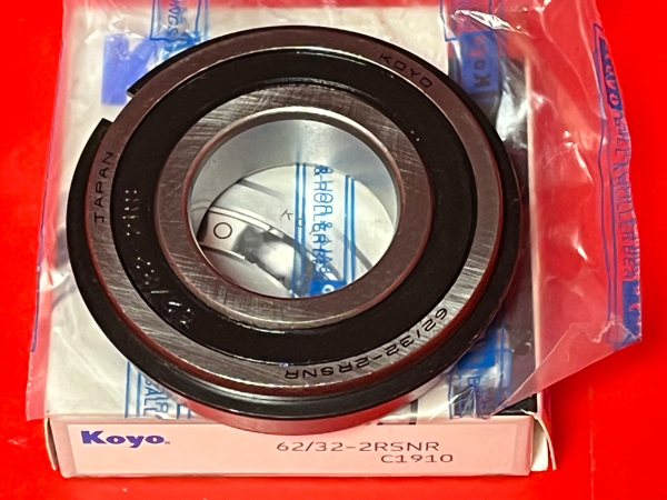 Подшипник 62/32-2RSNR Koyo размеры 32x65x17